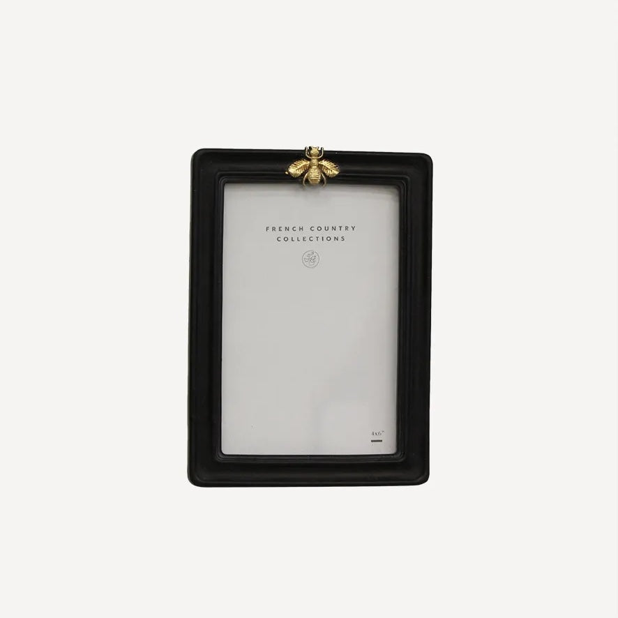 Bee Photo Frame - Black 4x6''