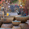 Fossil Lotus Water Bowl - Rust