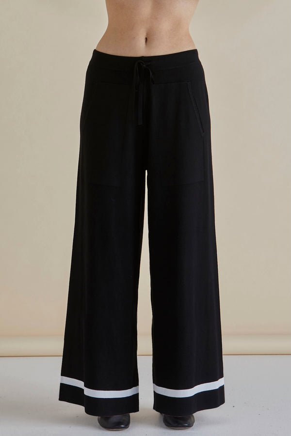 Delphine Knit Pant - Black