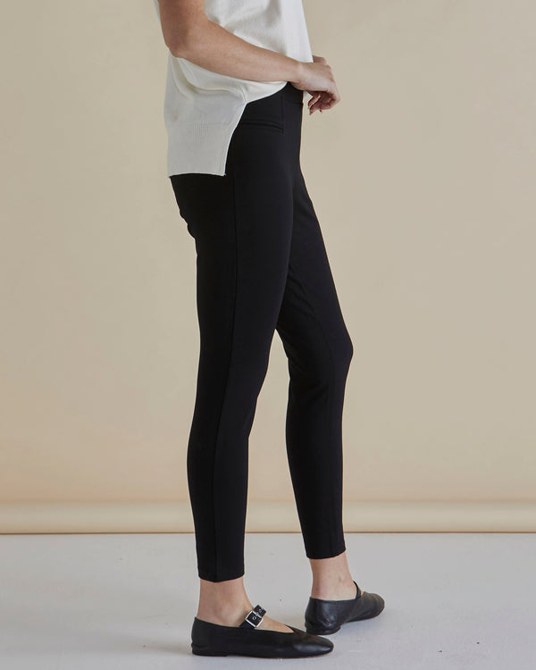 Gwen Ponte Legging - Black