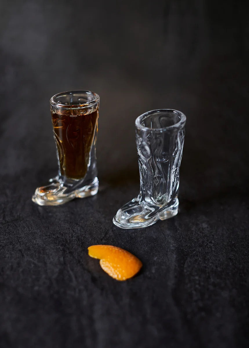Cowboy Boot Shot Glasses S/2
