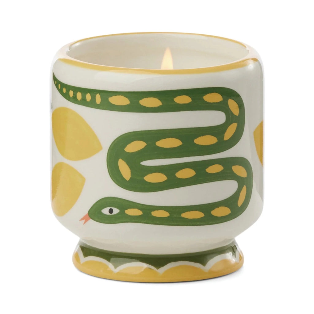 A Dopo Snake Ceramic Candle 226g - Wild Lemongrass