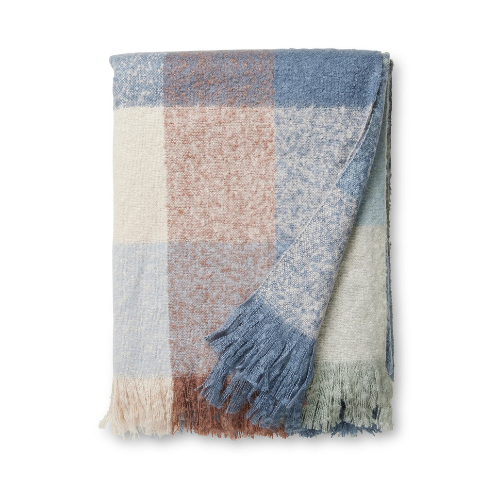 Dana Brushed Throw 160x200cm - Spruce