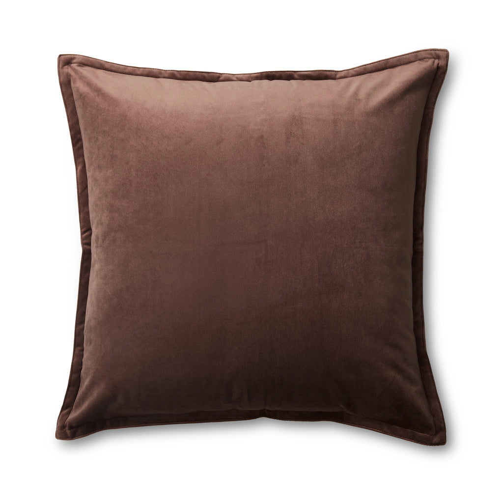 Mira Velvet Cushion 50cm - Mocha