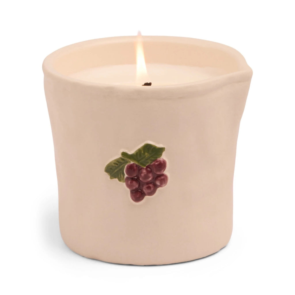 Bistro Embossed 226g Candle - Bordeaux Grape