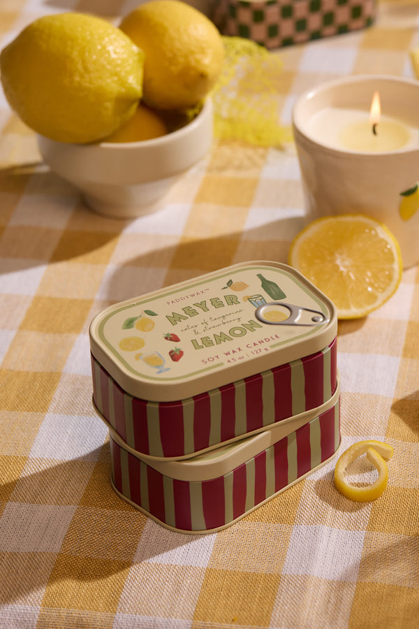 Bistro Tin 127g Candle - Meyer Lemon