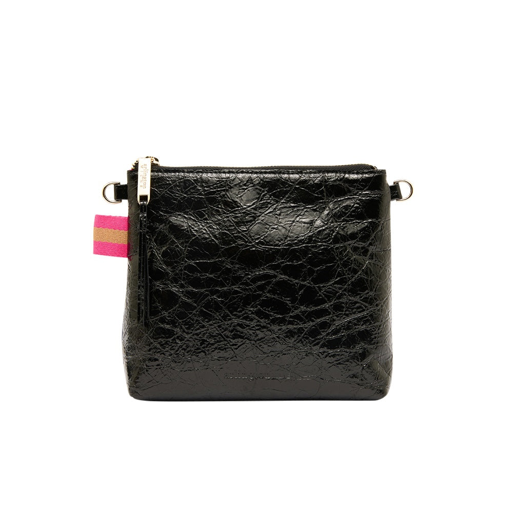 Alexis Crossbody - Black Crinkle