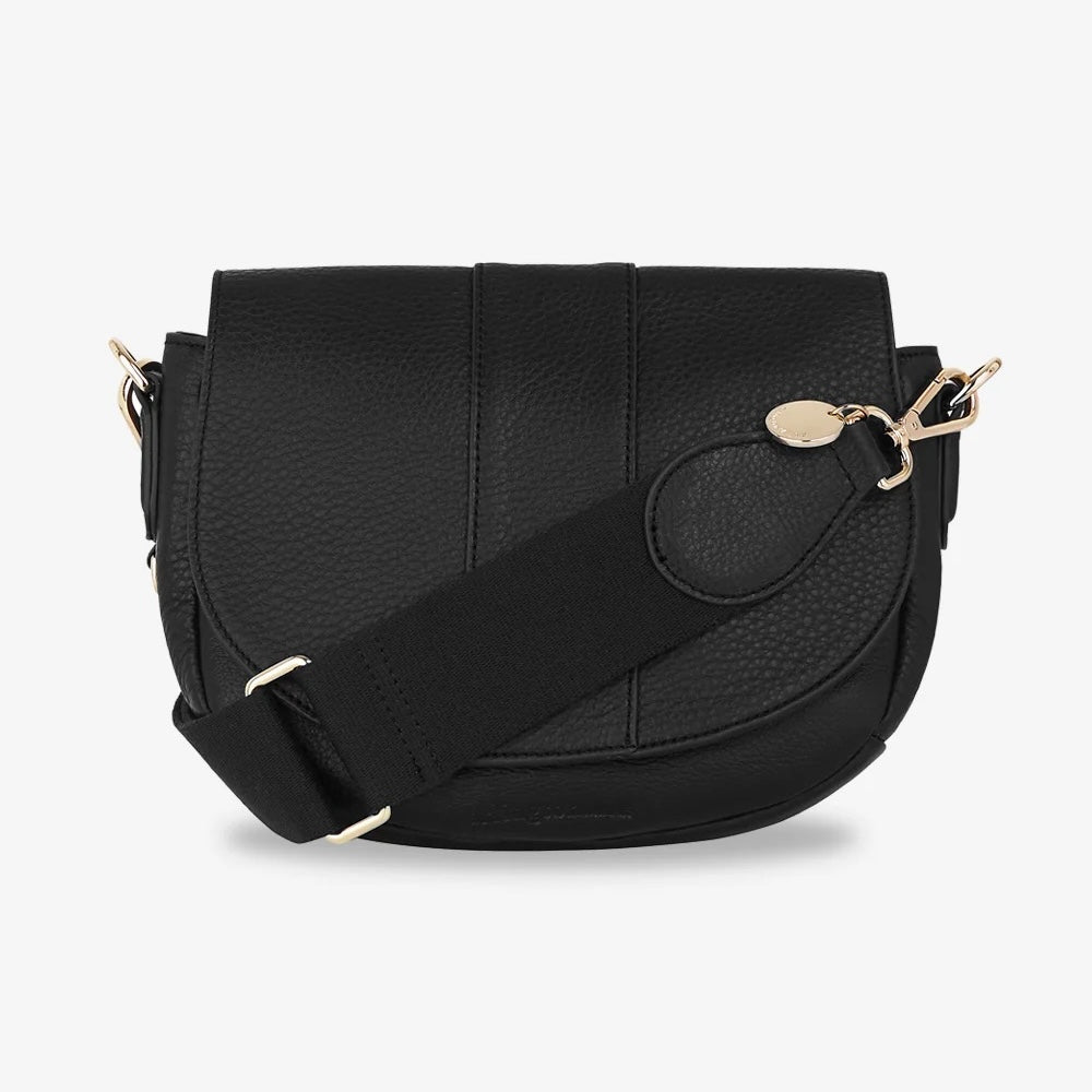 Zara Saddle Bag - Black