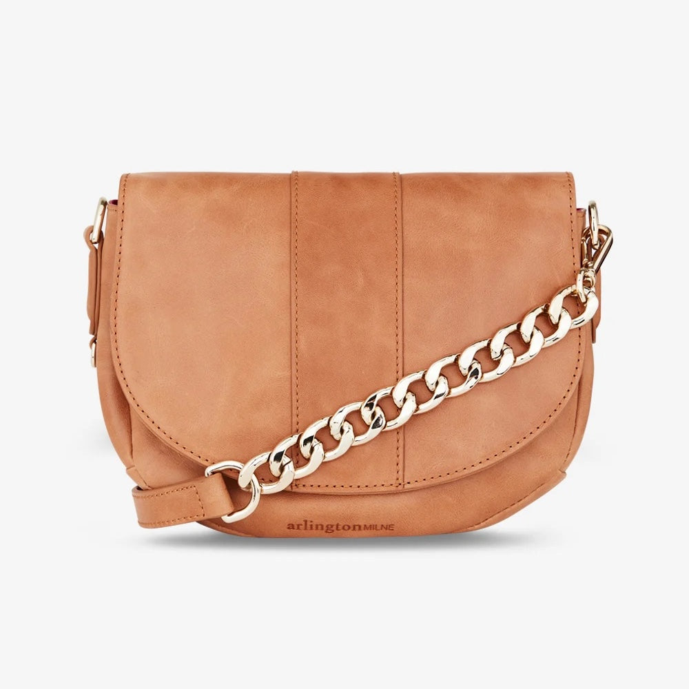 Zara Saddle Bag - Vintage Tan