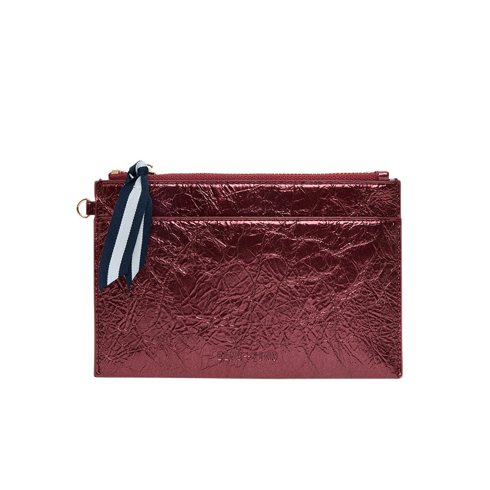 New York Coin Purse - Plum Crinkle