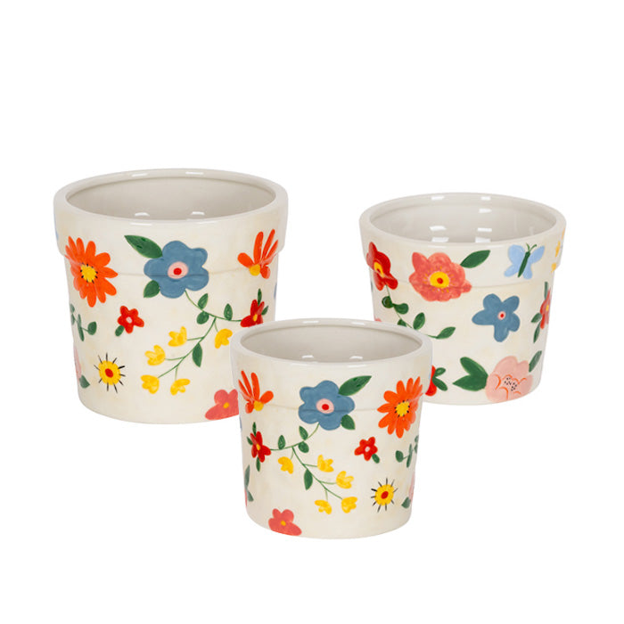 Colourful Flower Pot -