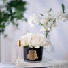 5 Rose Pink Blush - Black Glass
