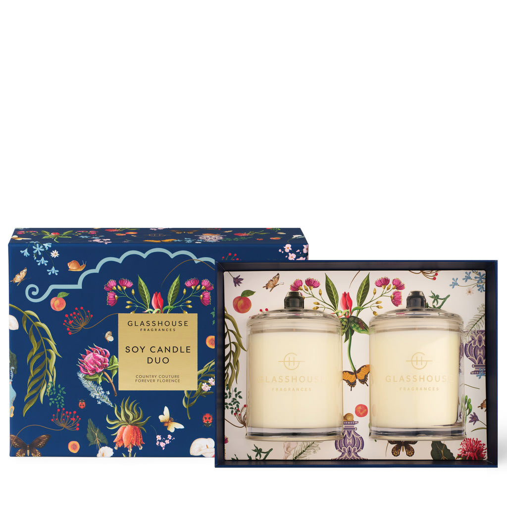 Candle Duo 200g x2 - Country Couture & Forever Florence