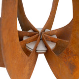 Apple Sculpture Corten Steel