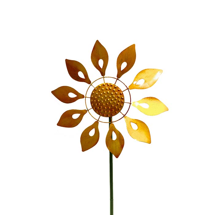 Wind Spinner Dahlia - Gold
