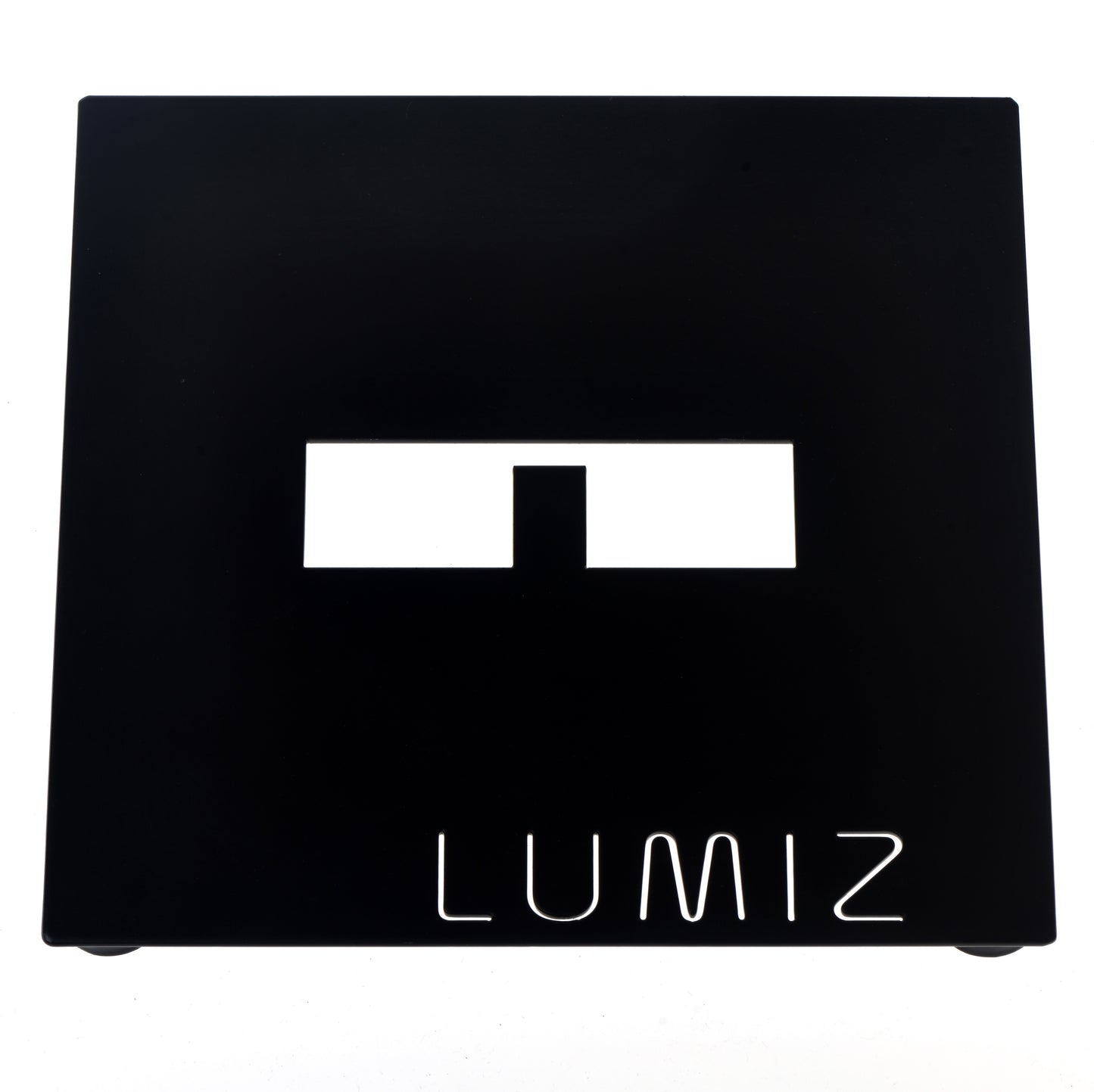 Solar Lantern Metal Plate 20cm - Black