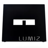 Solar Lantern Metal Plate 20cm - Black