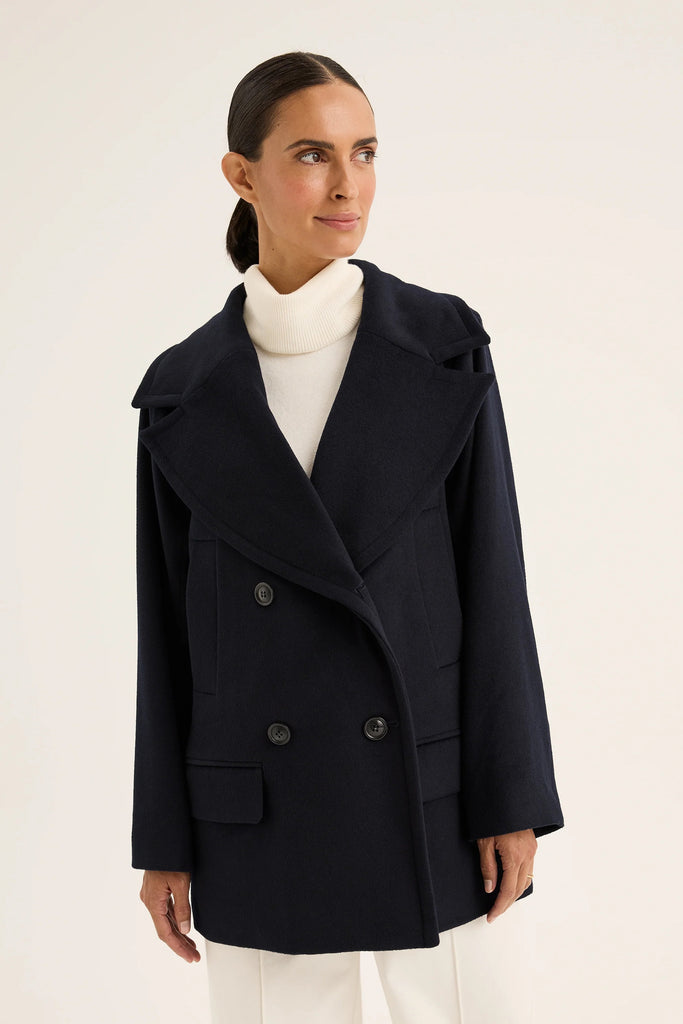 Umbra Coat - Navy