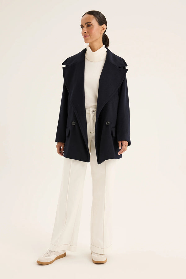 Umbra Coat - Navy