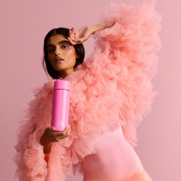 Ceramic Reusable Bottle - Bubblegum Blast 20oz