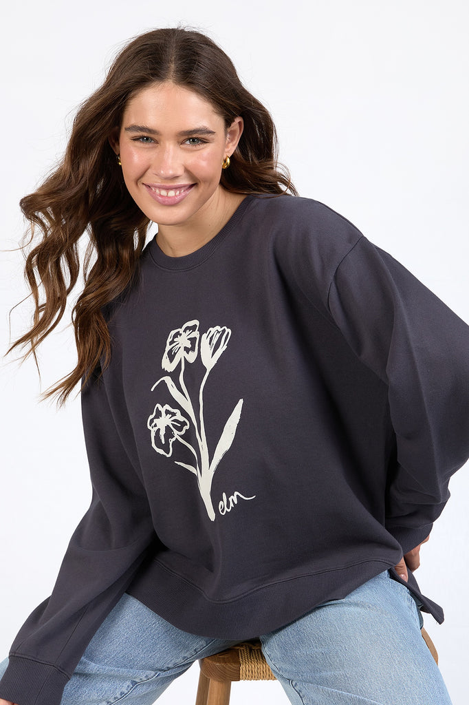 Tulip Crew - Washed Black