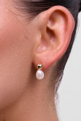 Cove Pearl Earring - Gold