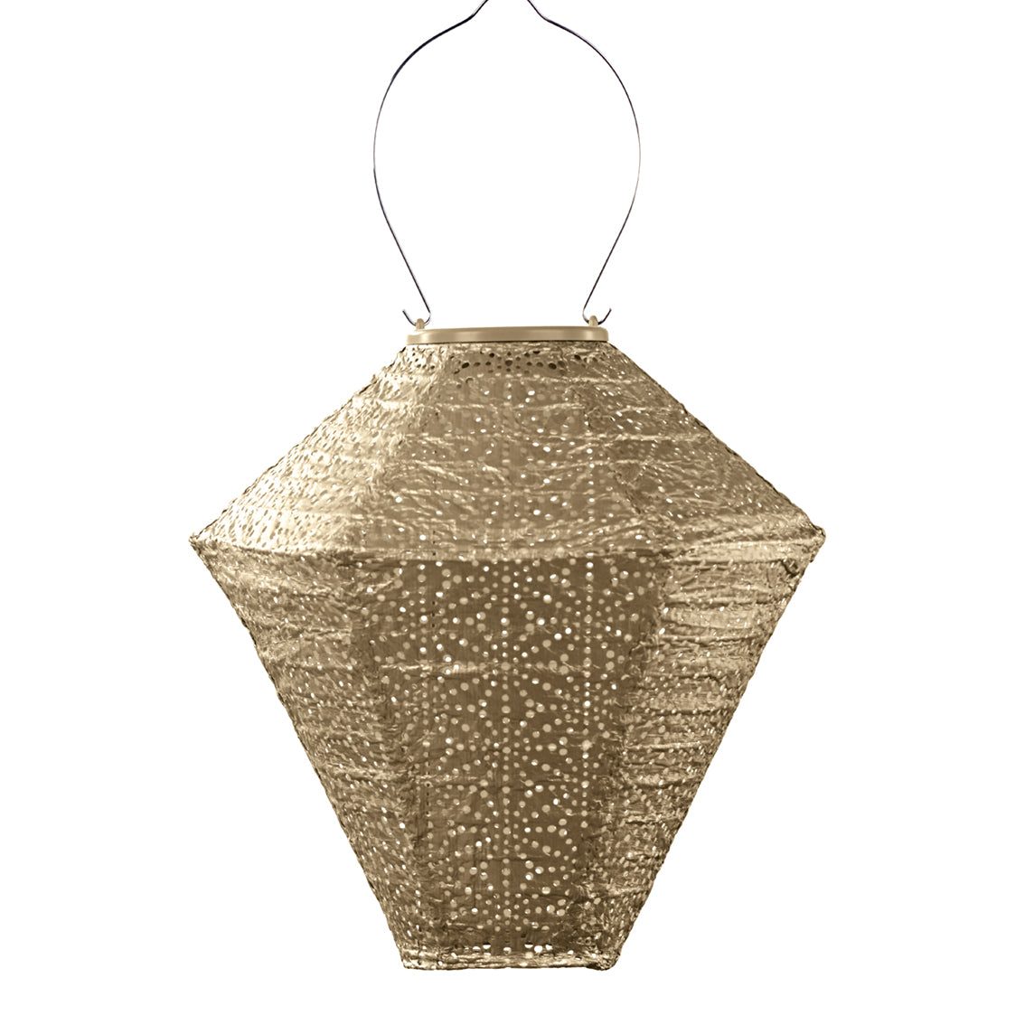 Solar Lantern Diamond - Gold