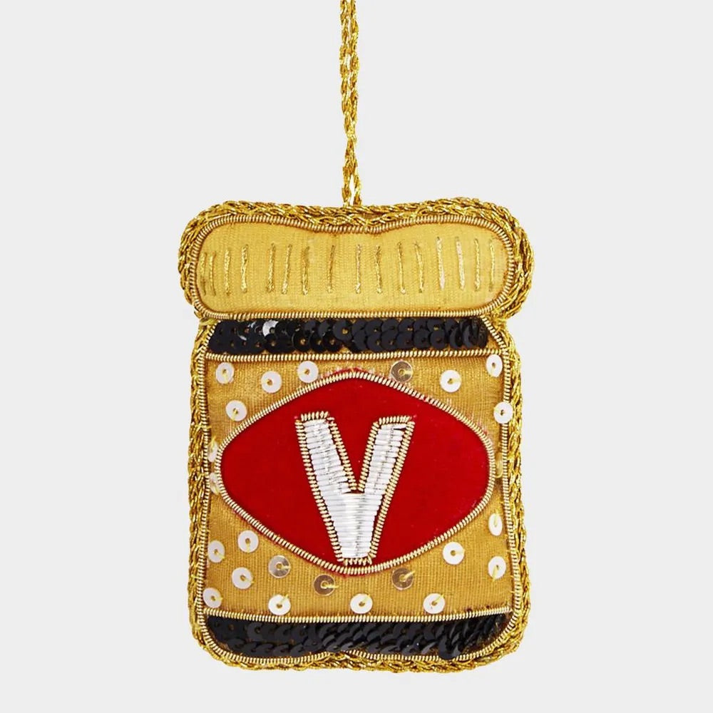 Hanging Sequin Decoration - Vegemite