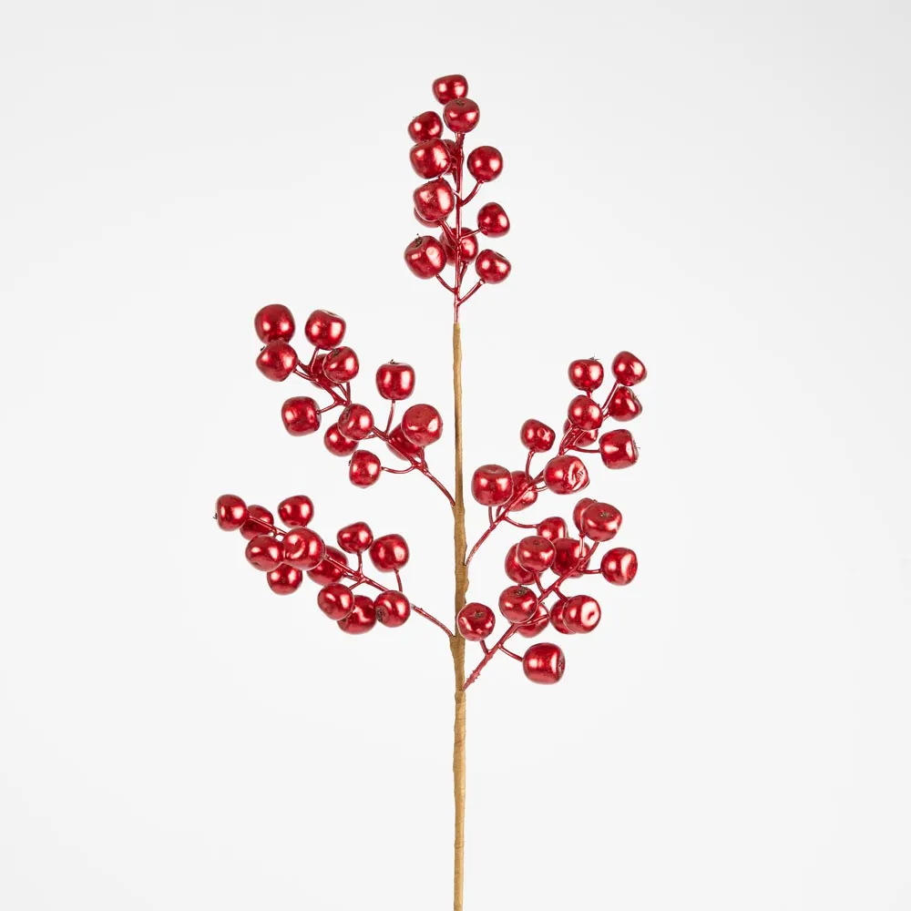 Metallic Berry Spray - Red