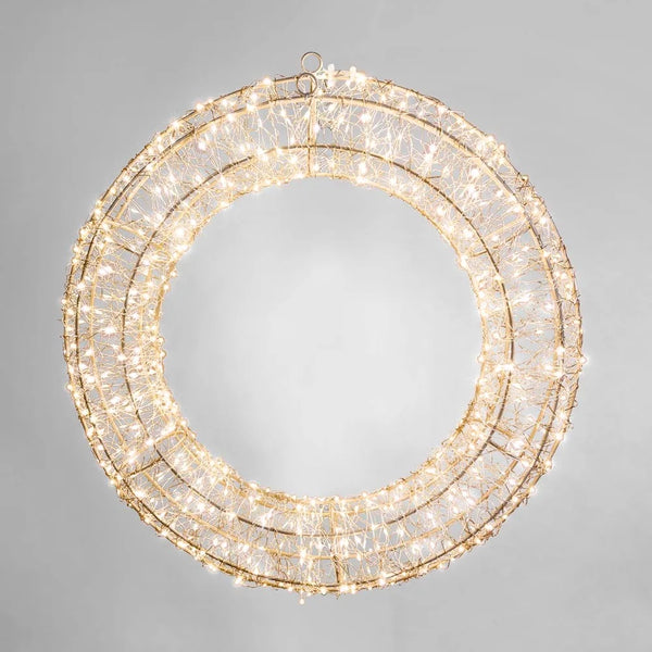 Stellar Light Up Wreath - 70cm