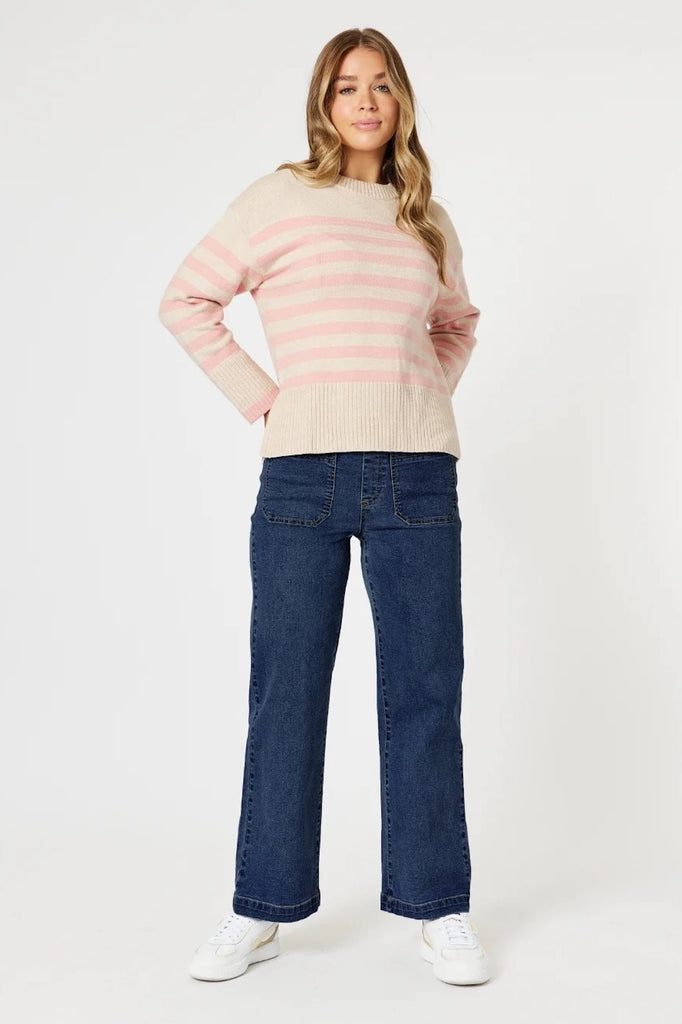 Carpenter Stretch Leg Jean - Dark Denim