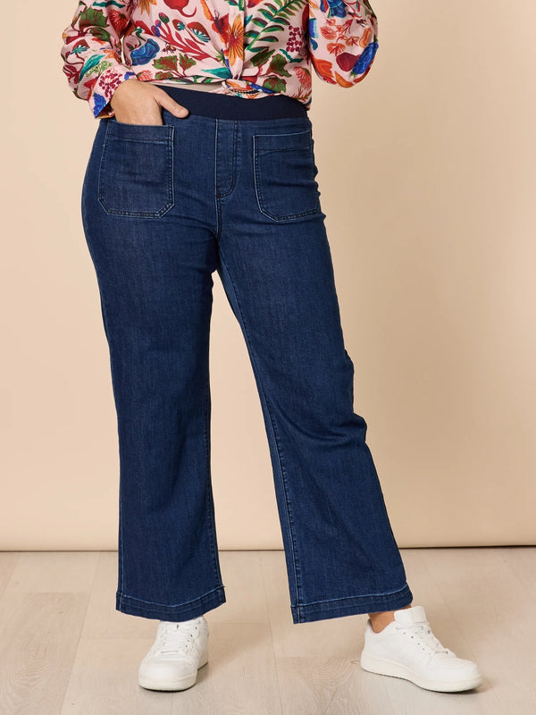 Carpenter Stretch Leg Jean - Dark Denim