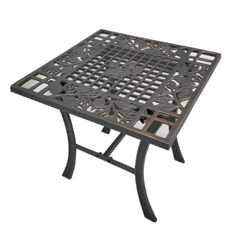 Cast Iron Side Table - Leaves