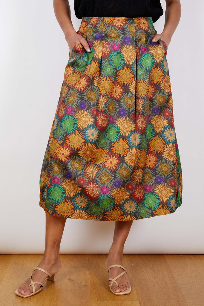 Floral Cotton Skirt