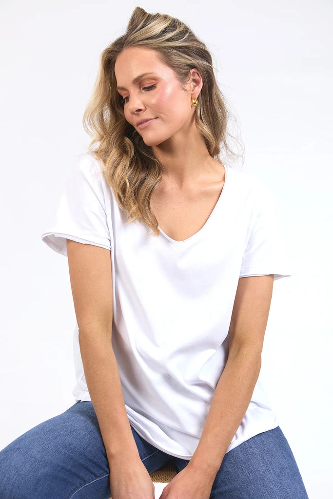 Pima Vee Tee - White