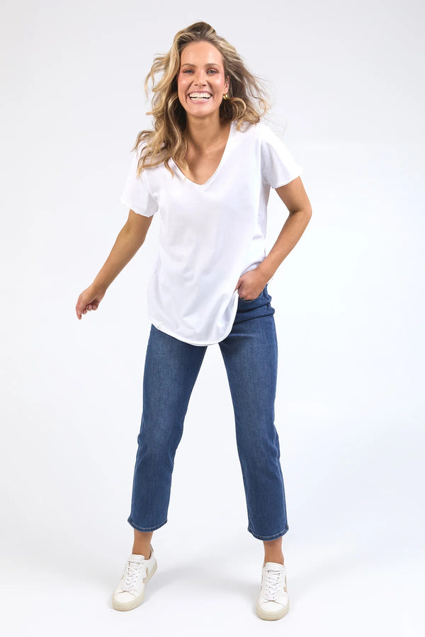 Pima Vee Tee - White