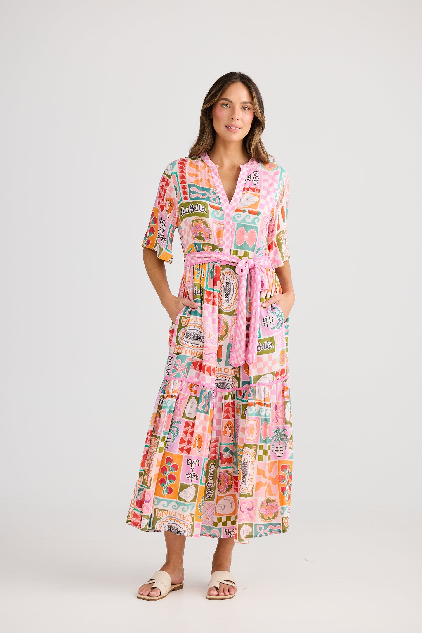 Lynwood Dress - Sardinia Summer