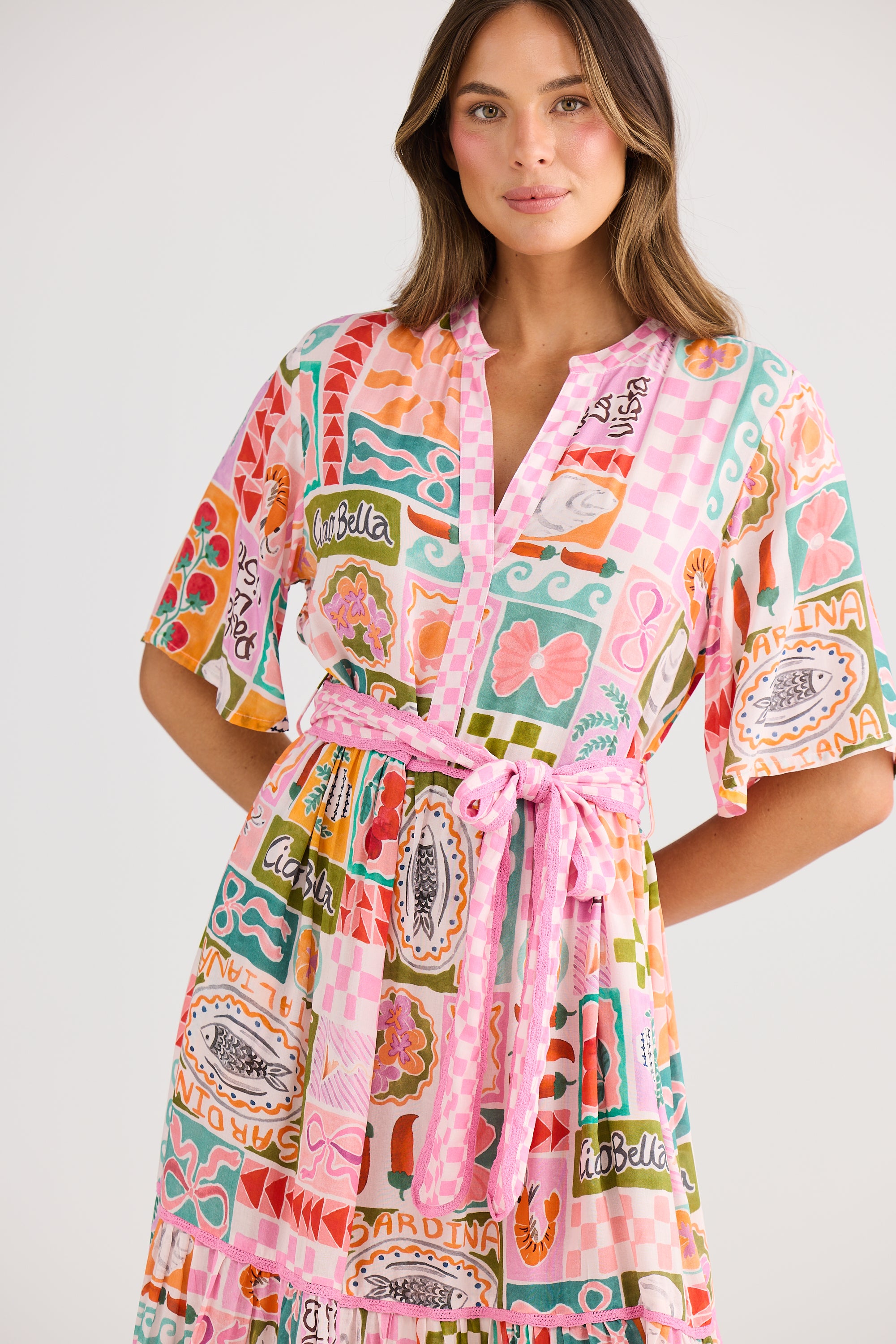 Lynwood Dress - Sardinia Summer