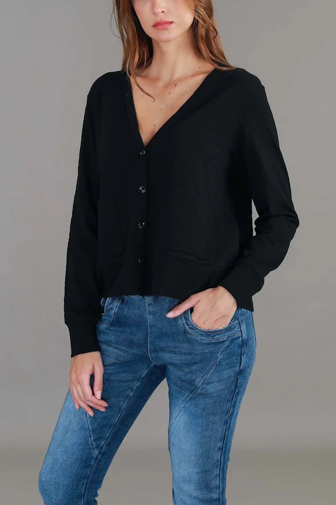 Vienne L/S Cardigan - Black