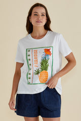 Ellia Crew Tee - Paradise Beach
