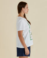 Ellia Crew Tee - Paradise Beach