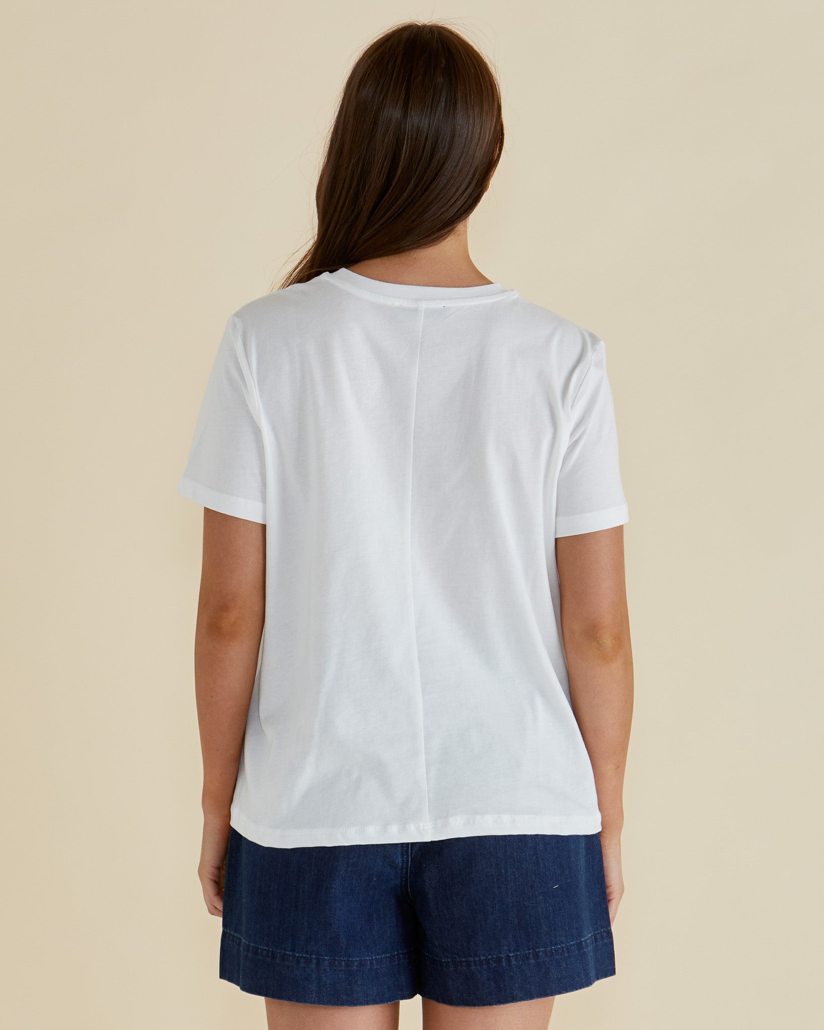 Ellia Crew Tee - Paradise Beach