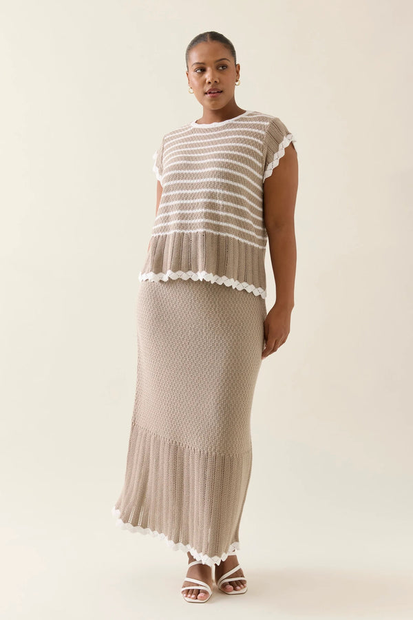Ida Knit Top - Canvas