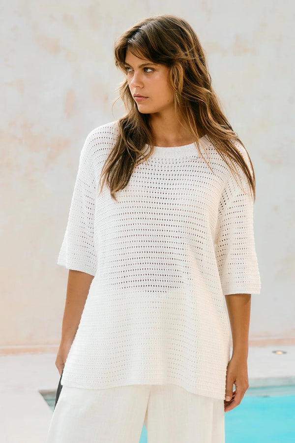Sylvie Knit T-Shirt - Lotus