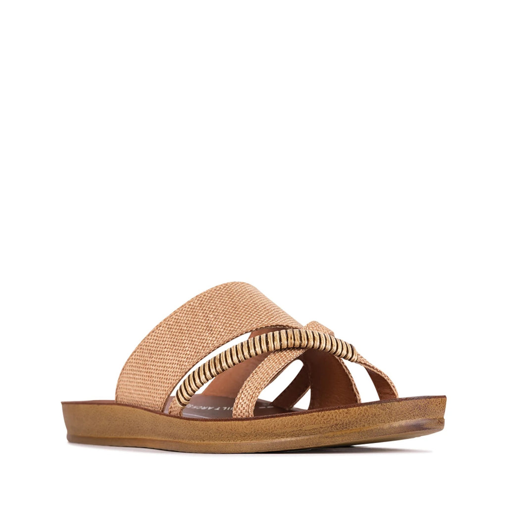 Bride Sandals - Caramel Raffia