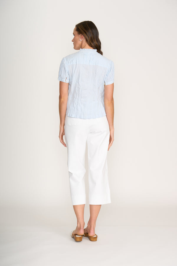 Ultimate Crush Cap Sleeve Shirt - Stripe