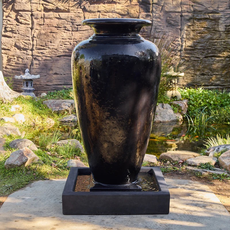Caroline Fountain Medium - Charcoal