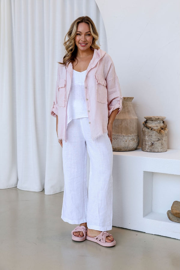 Tasca Linen Jacket One Size -
