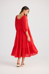 Grenadine Dress - Red