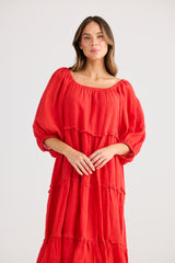 Grenadine Dress - Red